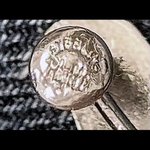 VINTAGE SIGNED PHYLLIS STERLING SILVER RHINESTONE HUGGIE SCREW BACK EARRINGS - Picture 5 of 5